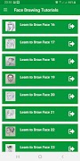Easy Face Drawing Step by Step captura de pantalla 5