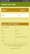 Student Time Table স্ক্রিনশট 1