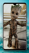 Groot Wallpaper ภาพหน้าจอ 2