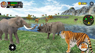 Tiger Simulator Animals Games screenshot 7
