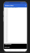 برنامه‌نما EPython Editor & Compiler Offl عکس از صفحه