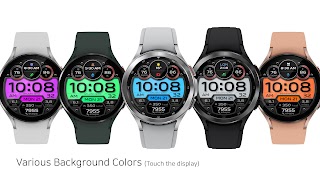 Digital Composition Watch Face ภาพหน้าจอ 2