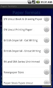 Paper formats screenshot 3