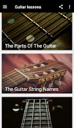 Guitar lessons ภาพหน้าจอ 2