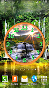 Air Terjun Widget Jam syot layar 2