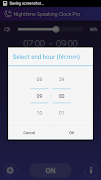 Nighttime Speaking Clock PRO screenshot 4