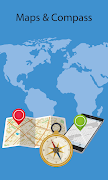 Compass GPS and Map Tool Affiche