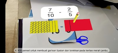 Fraction AR syot layar 1