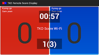 TKD Scoring Wi-Fi Display screenshot 1