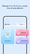 پوستر Bigger Mobile Fonts
