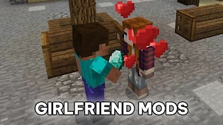 Girlfriend Mod Minecraft PE Plakat