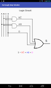 برنامه‌نما Karnaugh Kmap Solver X عکس از صفحه