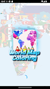 coloring world maps countries ภาพหน้าจอ 2