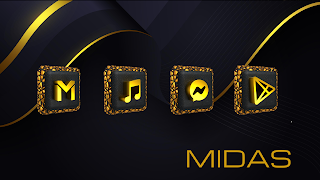 برنامه‌نما Midas 3D Icon Pack عکس از صفحه