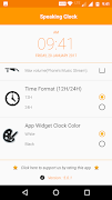 Speaking Clock تصوير الشاشة 3