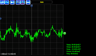 برنامهنما AR-Oscilloscope عکس از صفحه