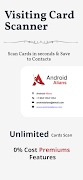 Visiting Card Scanner imagem de tela 1