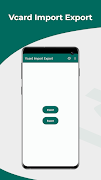 Vcard Import Export Screenshot 1