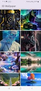 3D Wallpaper captura de pantalla 2