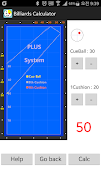 برنامه‌نما Billiards Calculator عکس از صفحه