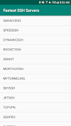 Fastest SSH Servers Cartaz