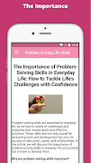 Problem Solving Life Skills Ekran Görüntüsü 1