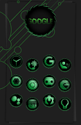 Black Army Emerald - Icon Pack screenshot 1