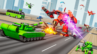 Robot Car Games Transform ภาพหน้าจอ 1