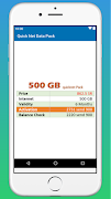 Quick Net Data Pack syot layar 4