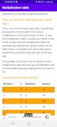 Multiplication Table learning স্ক্রিনশট 3