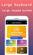 Large keyboard for android Poster