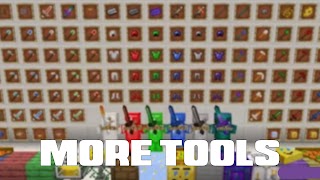 More Tools Mod for MCPE 포스터
