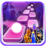 Horror Cartoon Magic Tiles Hop