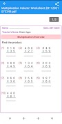 برنامه‌نما Math Long Multiplication عکس از صفحه