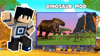 برنامه‌نما Dinosaur Mod for Minecraft PE عکس از صفحه