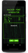Hacker Font - Glitch Generator screenshot 1