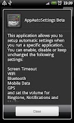 App Auto Settings ảnh chụp màn hình 3