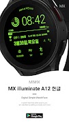 MIMIX 한글 일루미네이트 A12 워치페이스 ภาพหน้าจอ 2