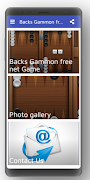 Backs Gammon free net Game Cartaz