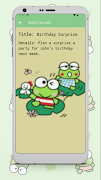 برنامه‌نما Keroppi Notes عکس از صفحه