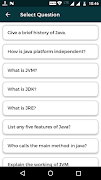 JAVA Interview Questions and Answers اسکرین شاٹ 3