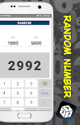 ランダム数作成アプリ(Random Number) ảnh chụp màn hình 1