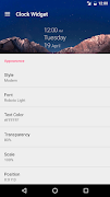 Clock Widget اسکرین شاٹ 3