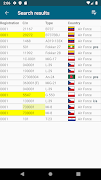 Plane database screenshot 4