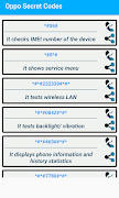 Latest Oppo Mobile Secret Code ภาพหน้าจอ 1