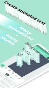 Render animated text to video poster