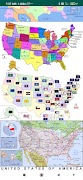 US States Map captura de pantalla 2