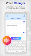Voice Changer - Audio Effects captura de pantalla 3
