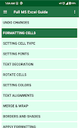 Full MS Excel Guide স্ক্রিনশট 2
