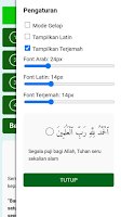 2 Schermata Surah Al Mulk Latin & Terjemah